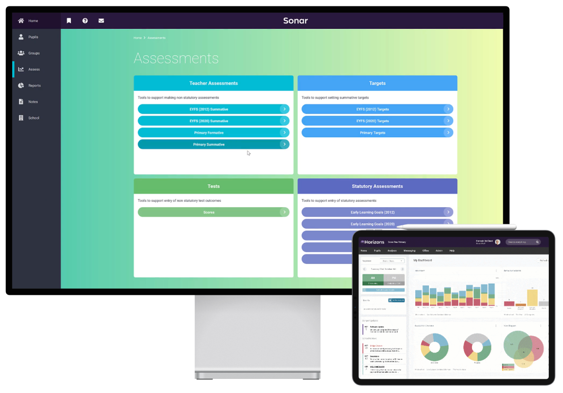 Juniper software development screens